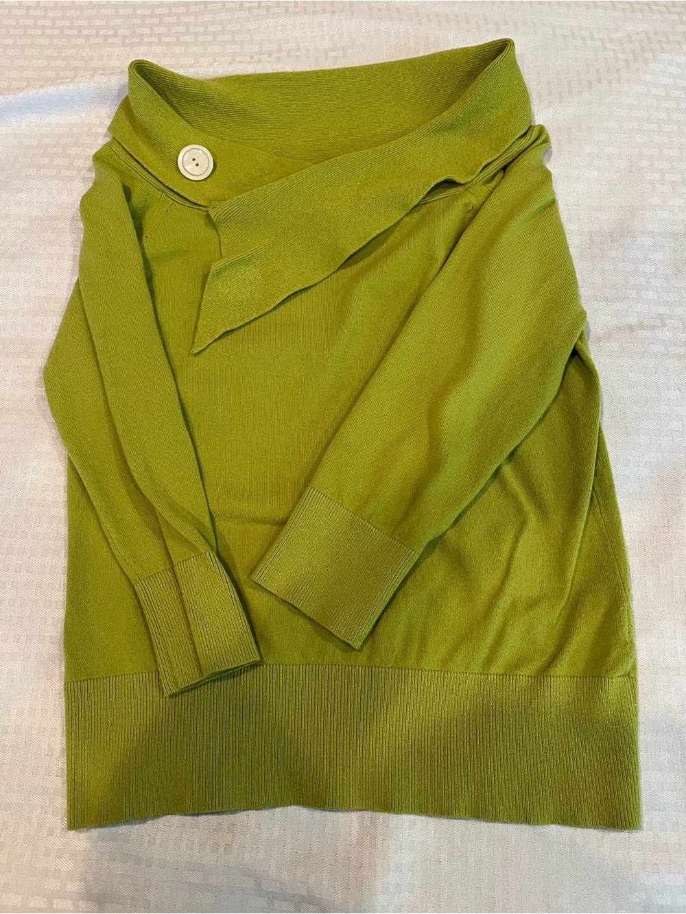 Anne Klein Lime Green Knit Top